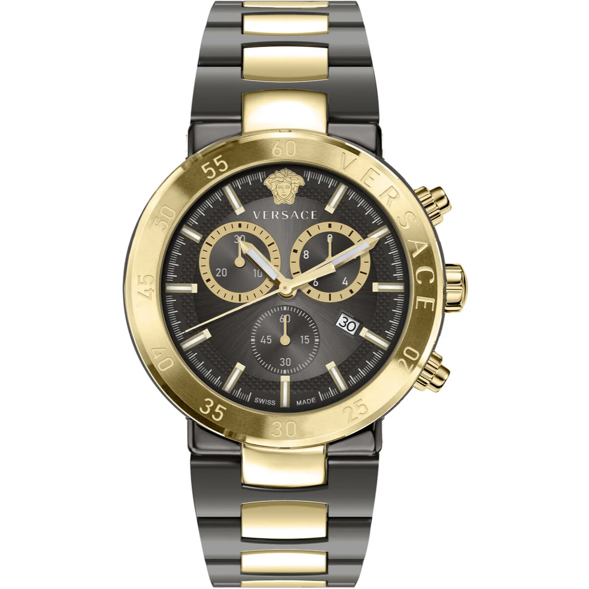 Versace Urban Mystique Men's Chronograph Grey Gold Watch