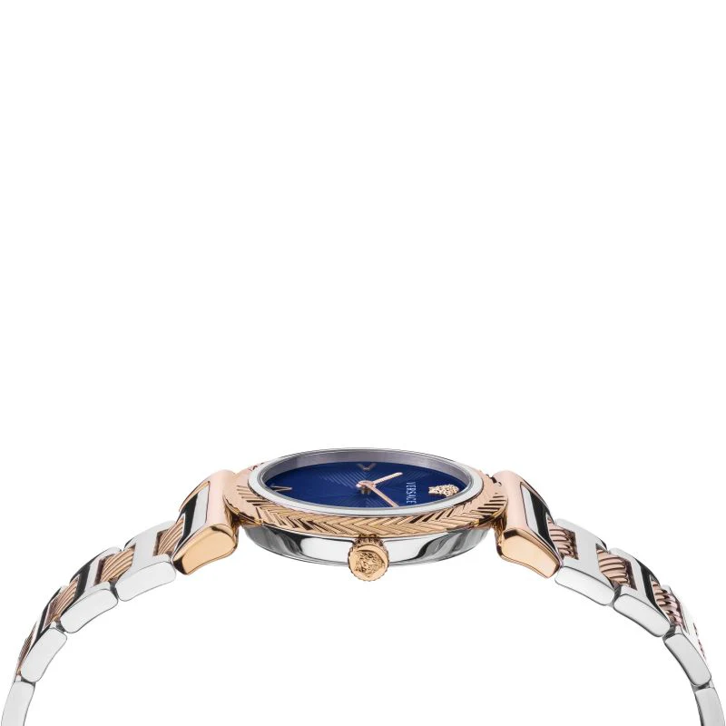 Versace V-Motif Ladies Rose Gold Watch - Image 3