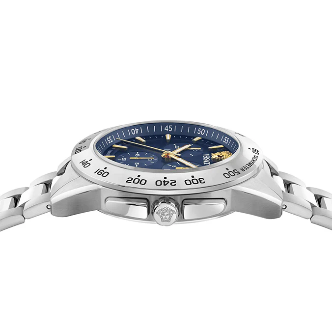 Versace V-Sport Chronograph 44mm Men's Blue Watch - Image 2
