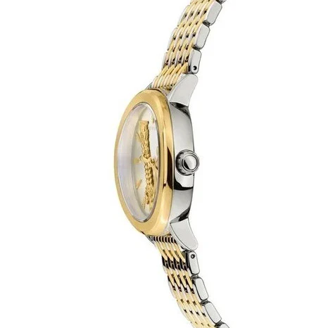 Versace Virtus 36mm Ladies' Silver Gold Watch - Image 2