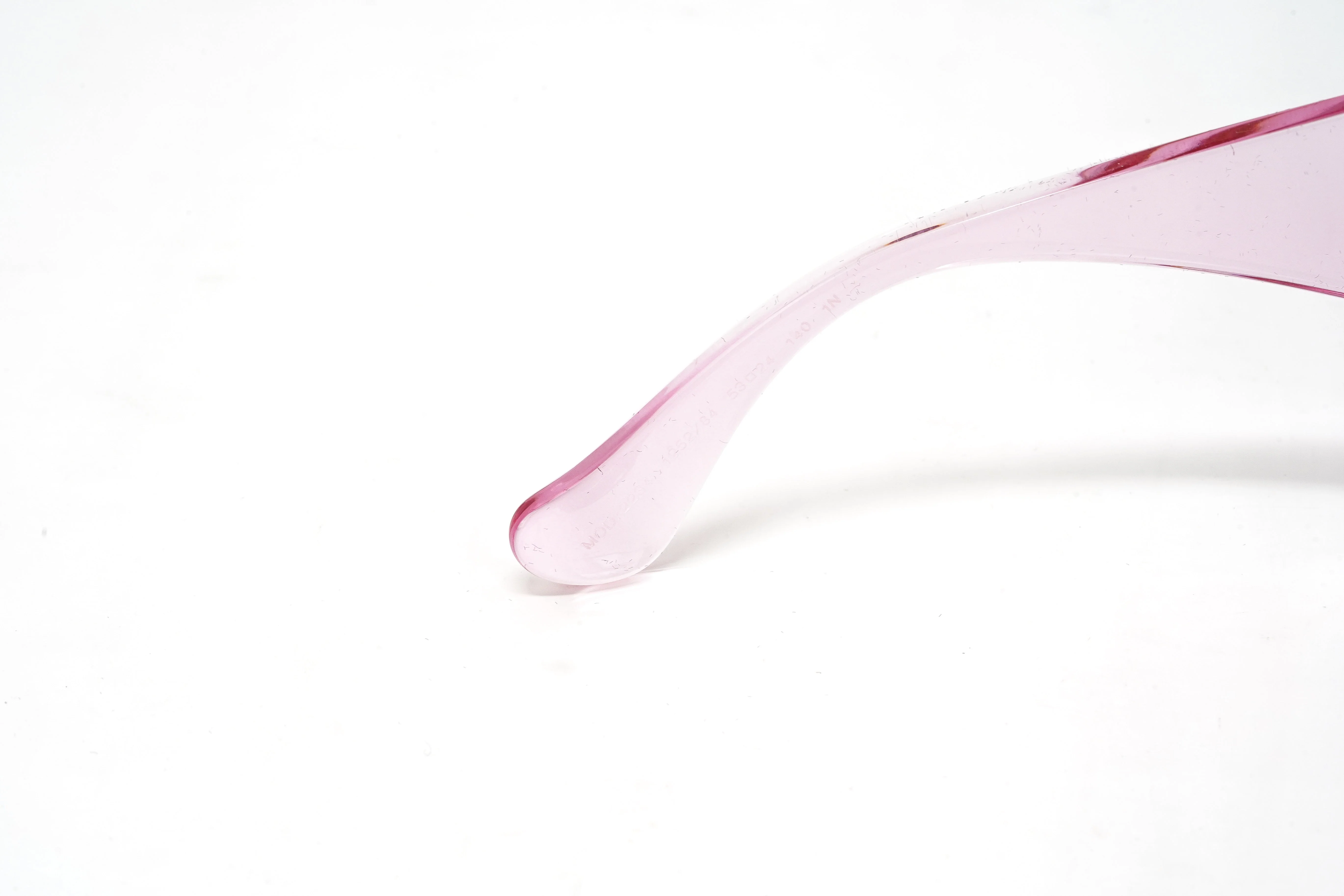 Versace Women's Sunglasses Cat Eye Transparent Pink - Image 6