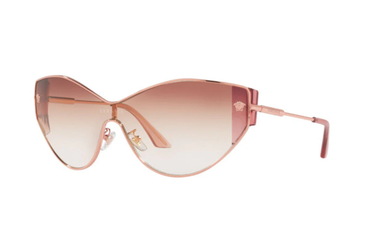 Versace Women's Sunglasses Cat Eye Rose Gold/Pink Graduated
