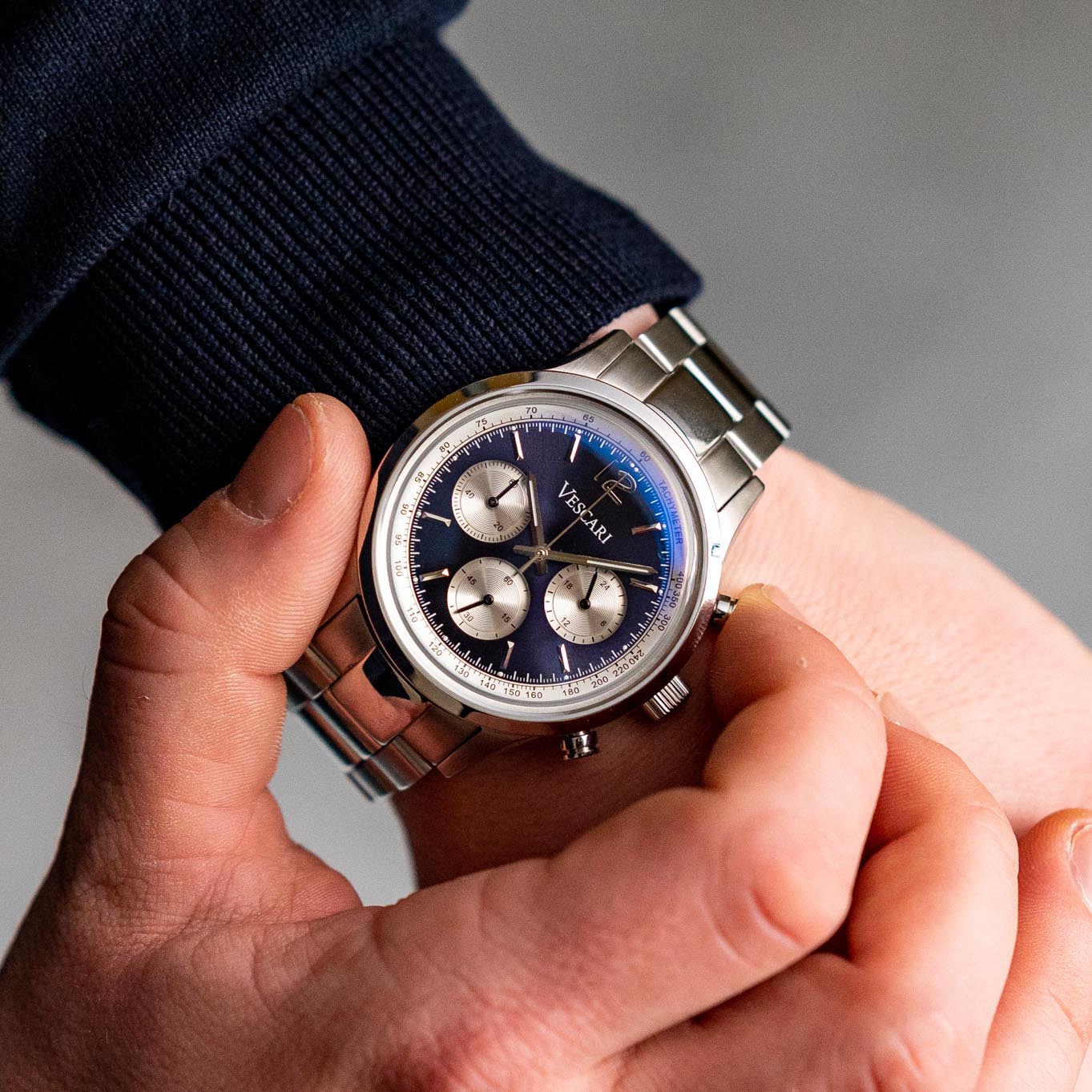 Vescari Chestor Reverse Men's Blue Panda - Image 4