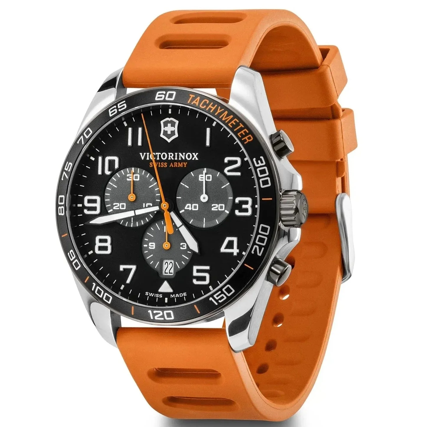 Victorinox Men's FieldForce Sport Chrono Orange Watch - Image 2