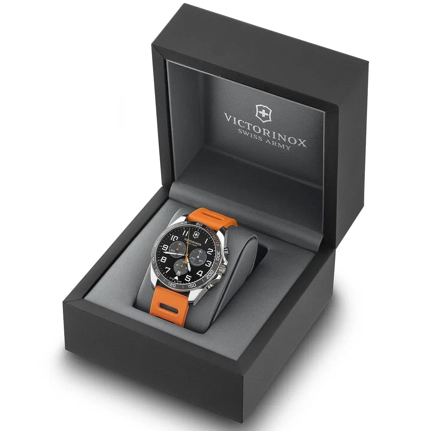 Victorinox Men's FieldForce Sport Chrono Orange Watch - Image 5
