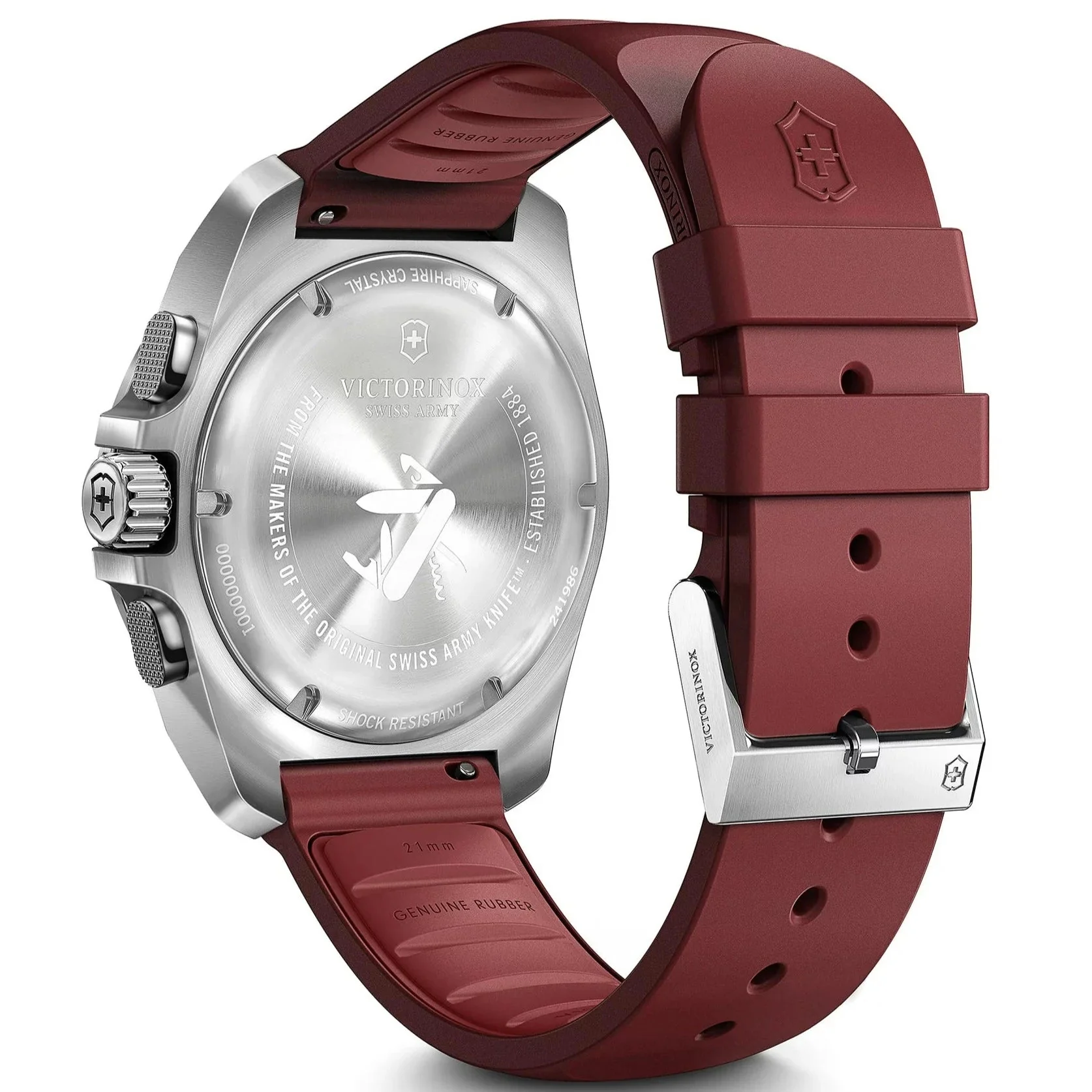 Victorinox I.N.O.X. Chrono Men's Red Watch - Image 3