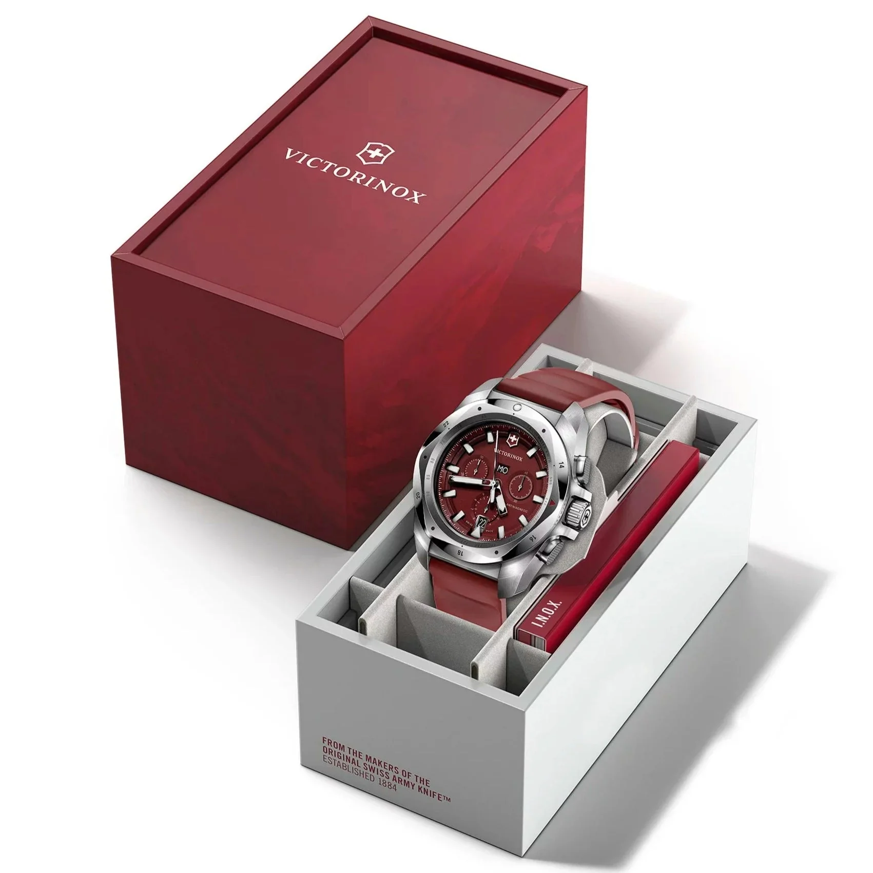 Victorinox I.N.O.X. Chrono Men's Red Watch - Image 7