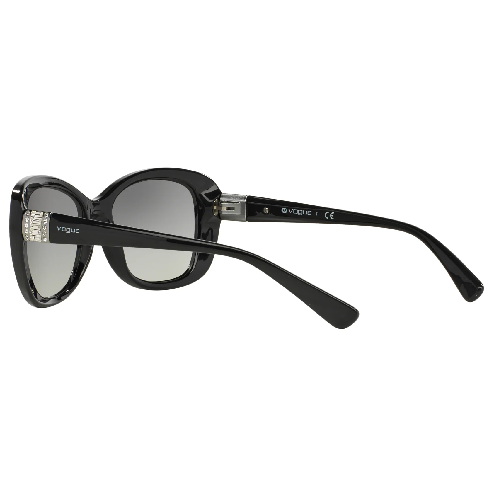 Vogue (VO19) Ladies Black Sunglasses - Image 3