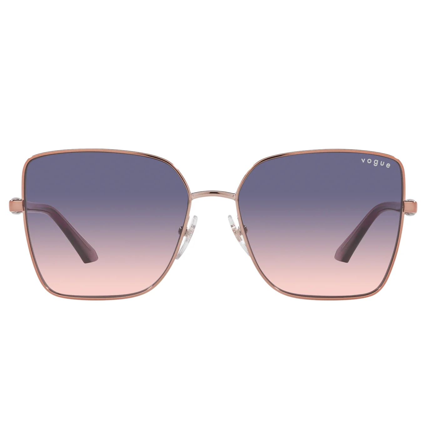 Vogue (VO21) Ladies Pink Gold Sunglasses - Image 5