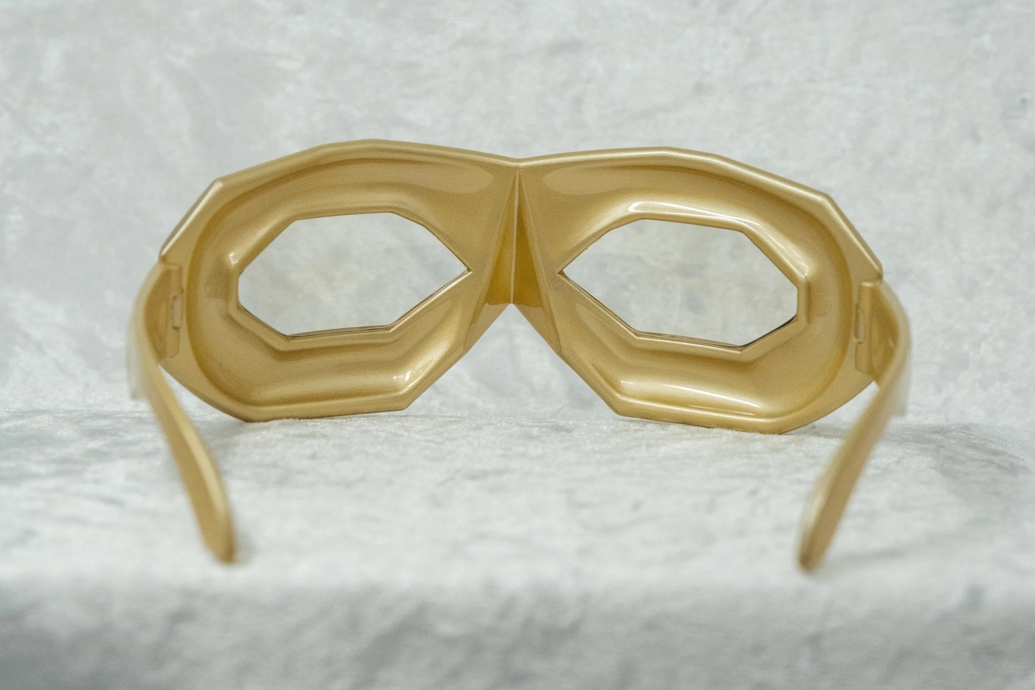 Walter Van Beirendonck Sunglasses Special Gold and Transparent - Image 7