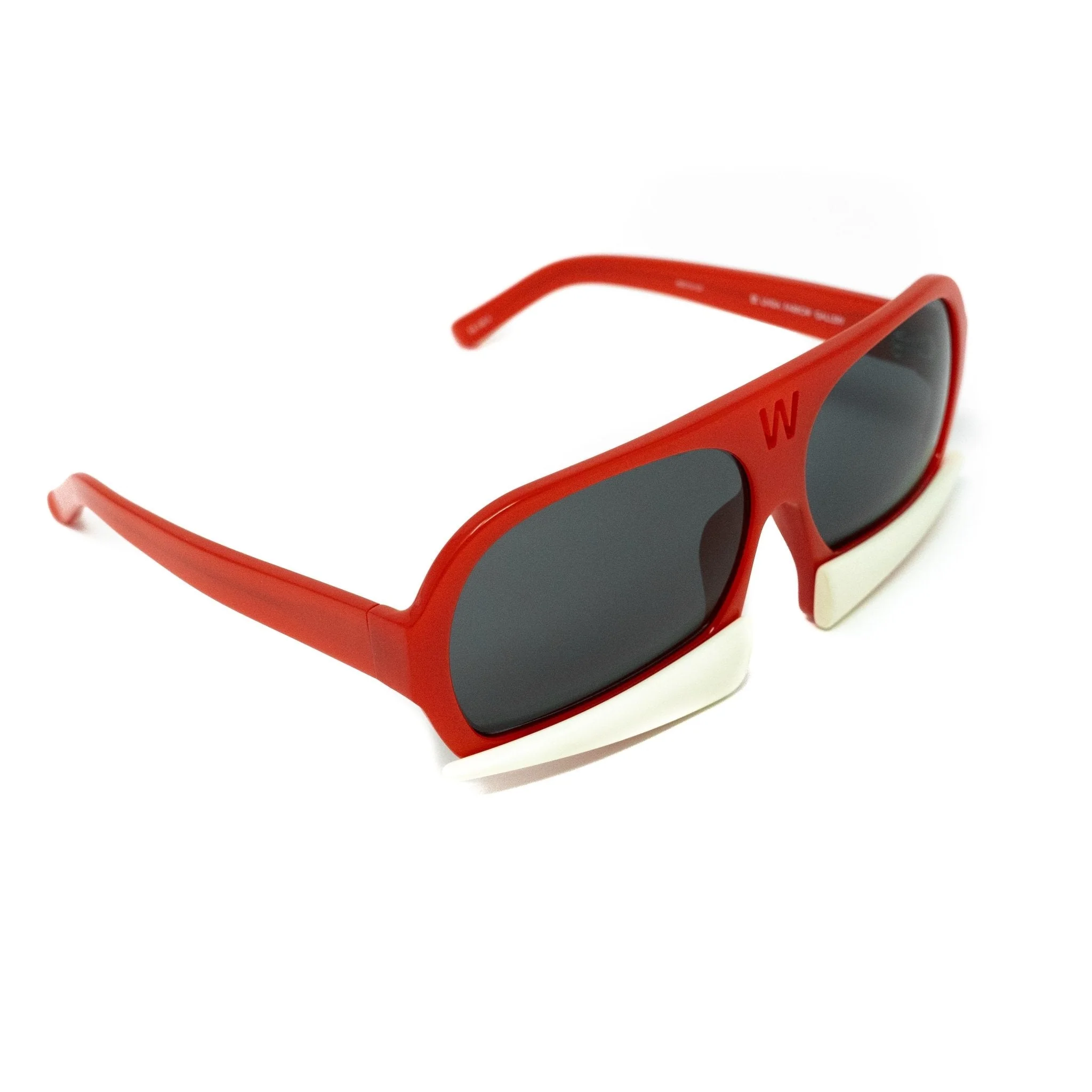 Walter Van Beirendonck Sunglasses Special Red and Grey - Image 2