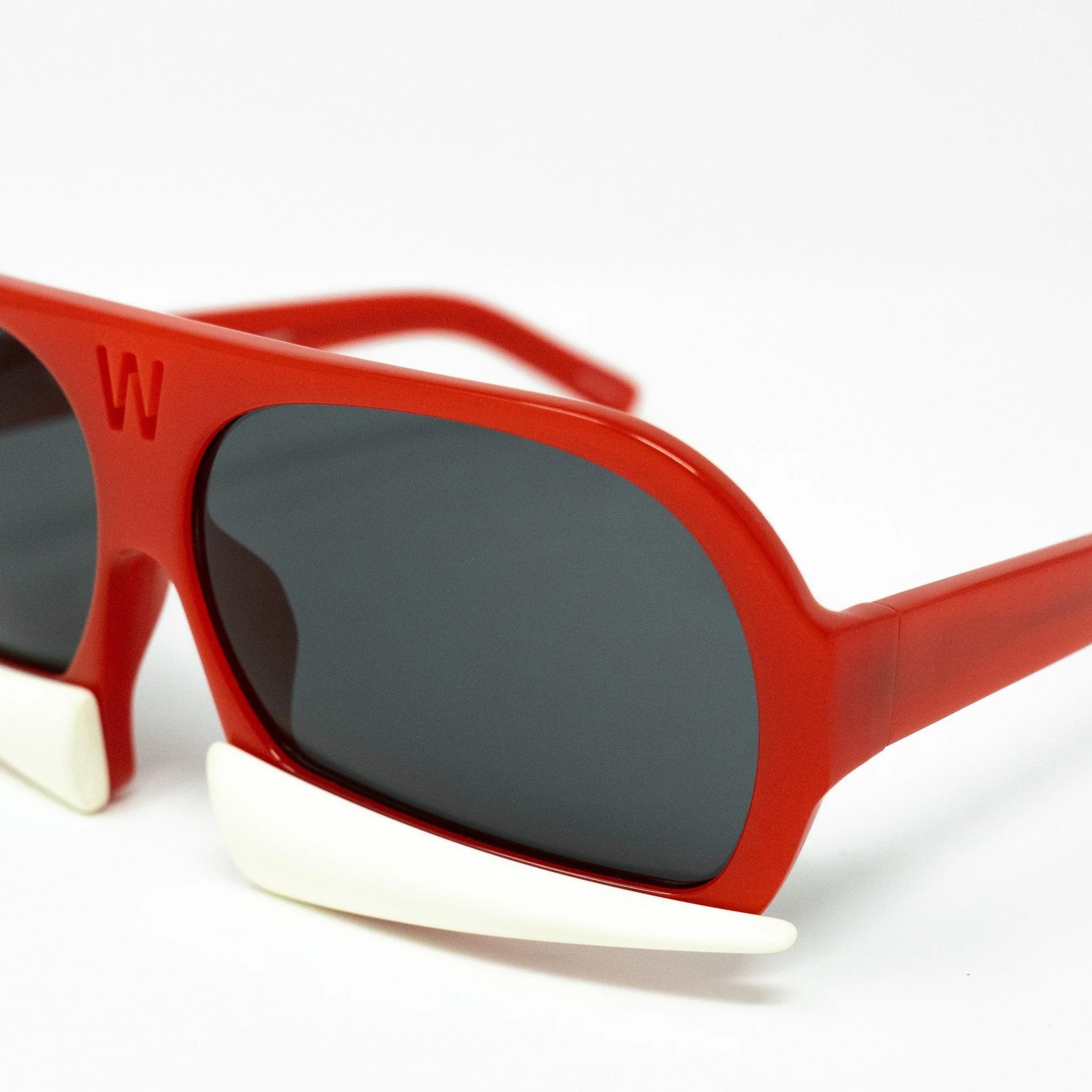Walter Van Beirendonck Sunglasses Special Red and Grey - Image 4