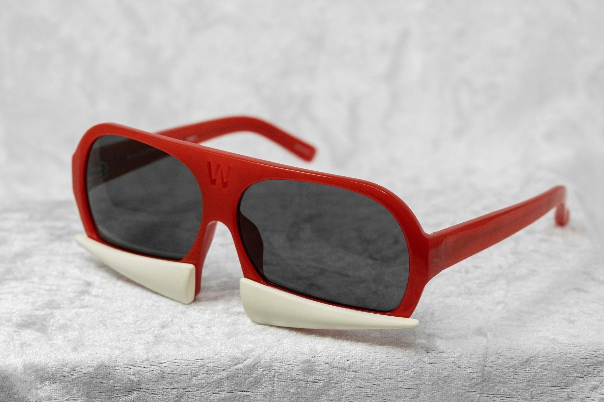 Walter Van Beirendonck Sunglasses Special Red and Grey - Image 5