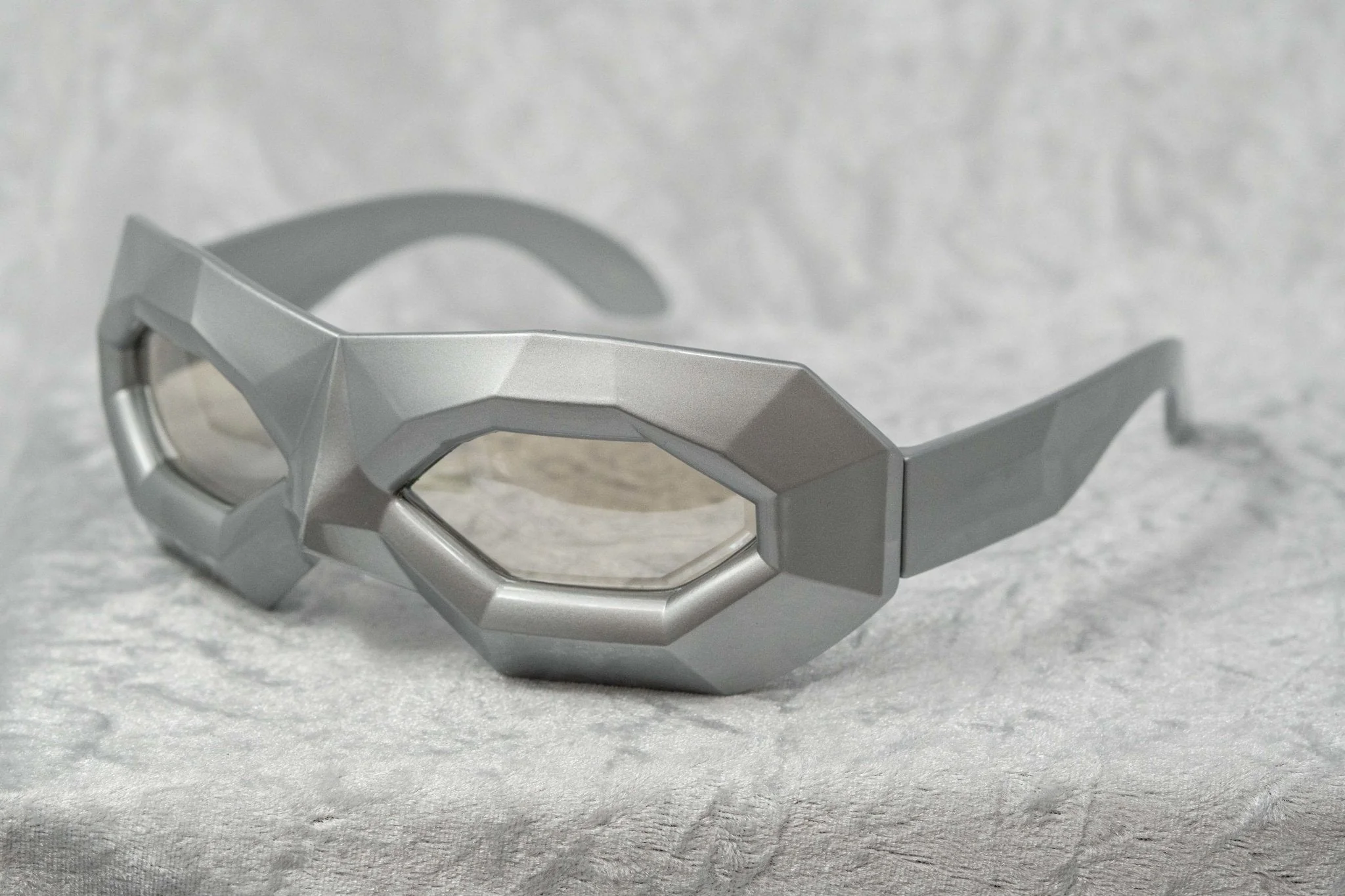 Walter Van Beirendonck Sunglasses Special Silver and Clear - Image 5