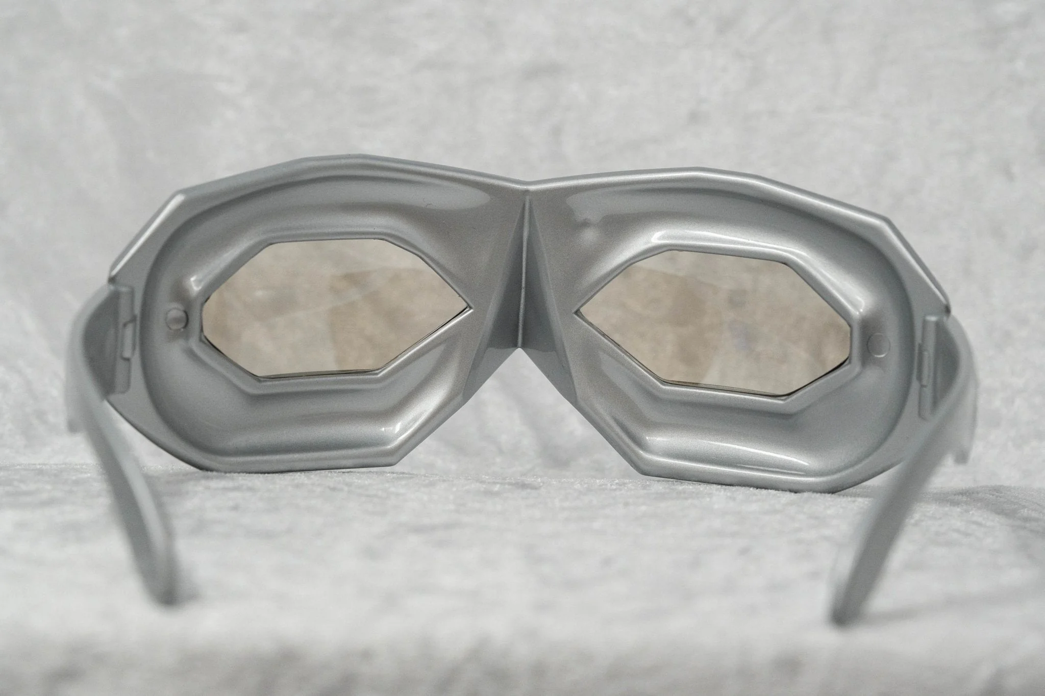 Walter Van Beirendonck Sunglasses Special Silver and Clear - Image 8