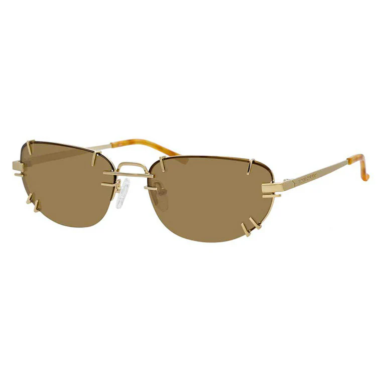 Y/Project x Linda Farrow Brown Polarised Sunglasses