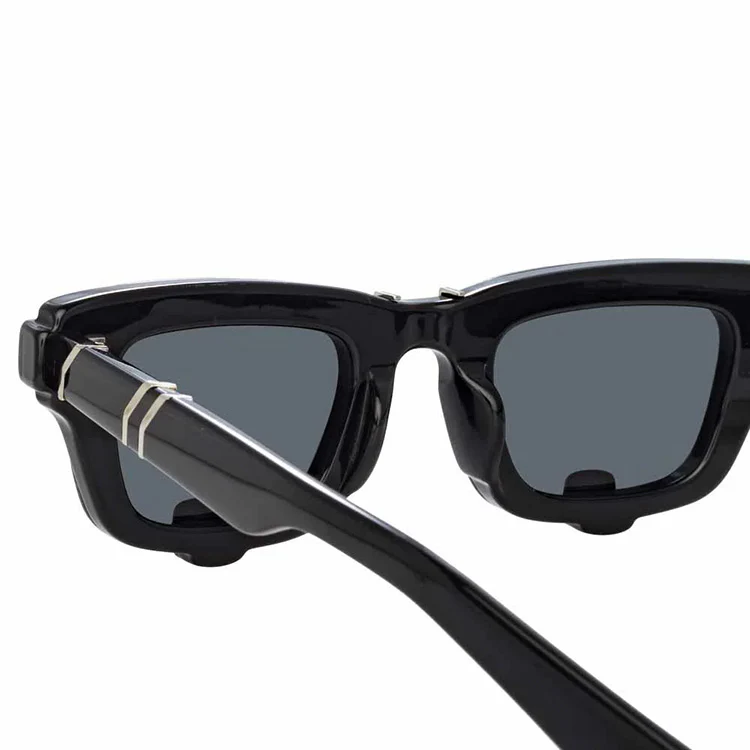 Y/Project x Linda Farrow Black Polarised Sunglasses - Image 3