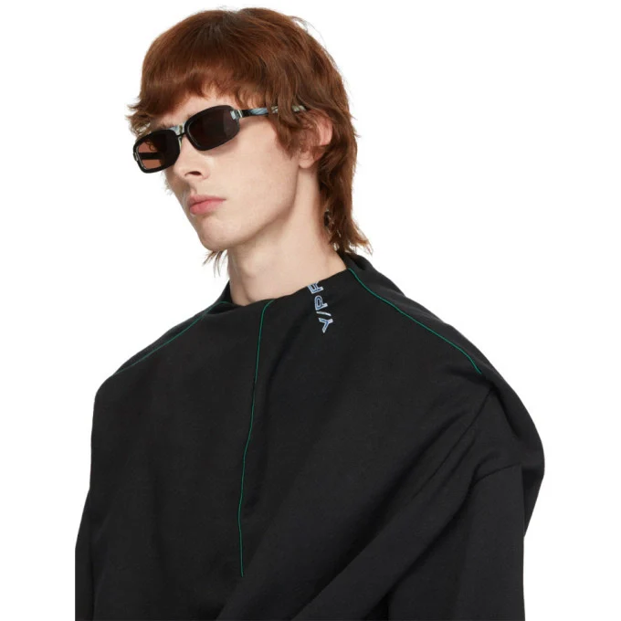 Y/Project x Linda Farrow Unisex Brown Sunglasses - Image 3