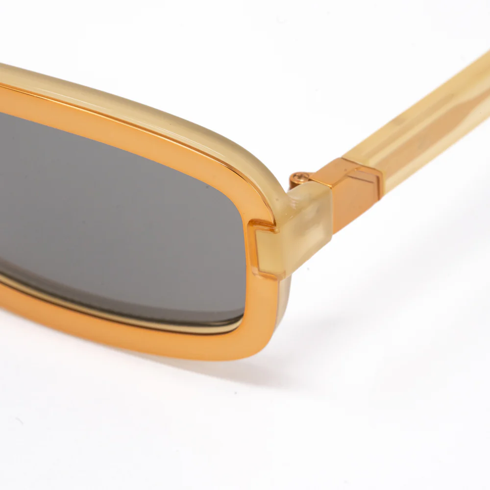 Y/Project x Linda Farrow Unisex Yellow Sunglasses - Image 5