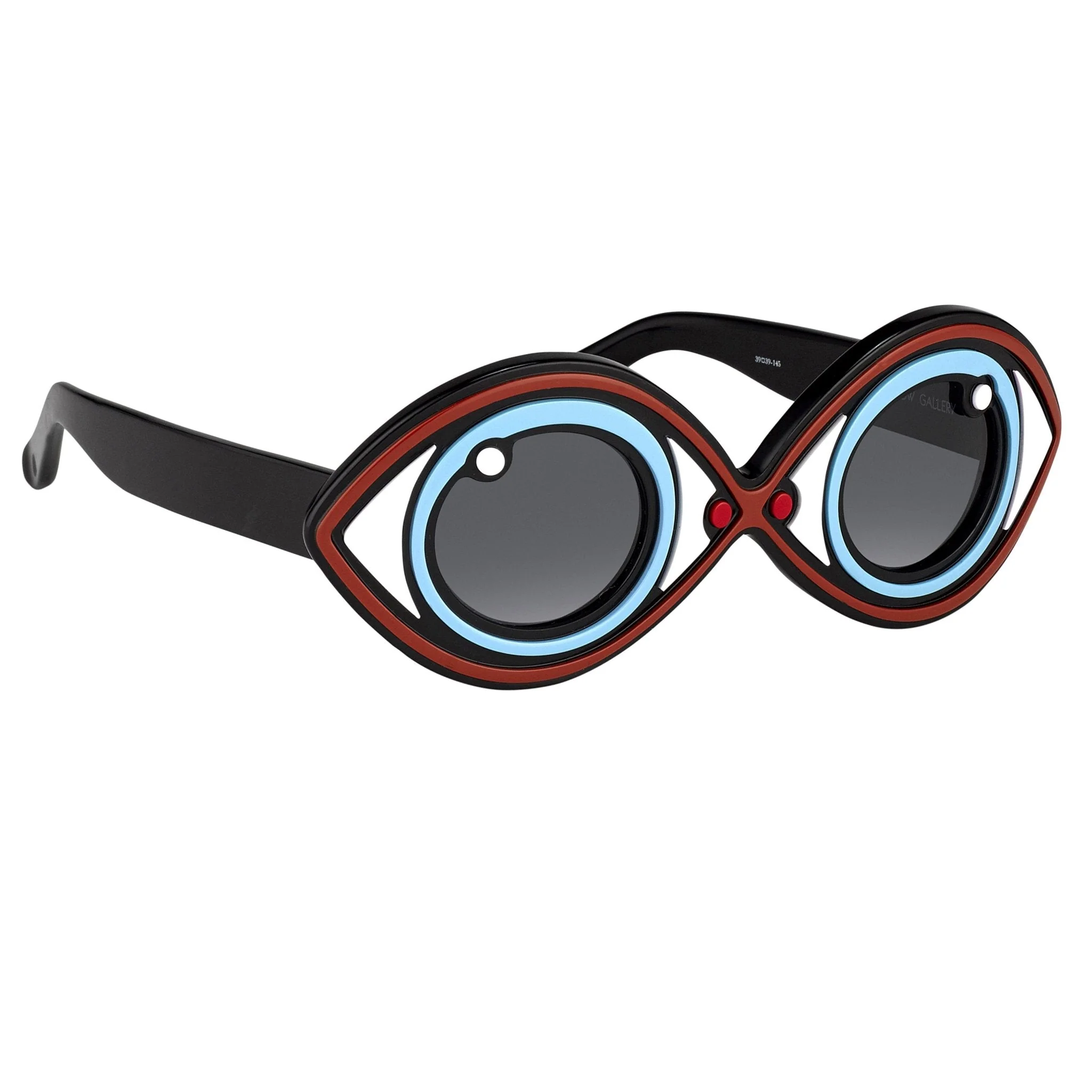 Yaz Bukey Ladies Sunglasses Eye Spy Blue and Grey - Image 3