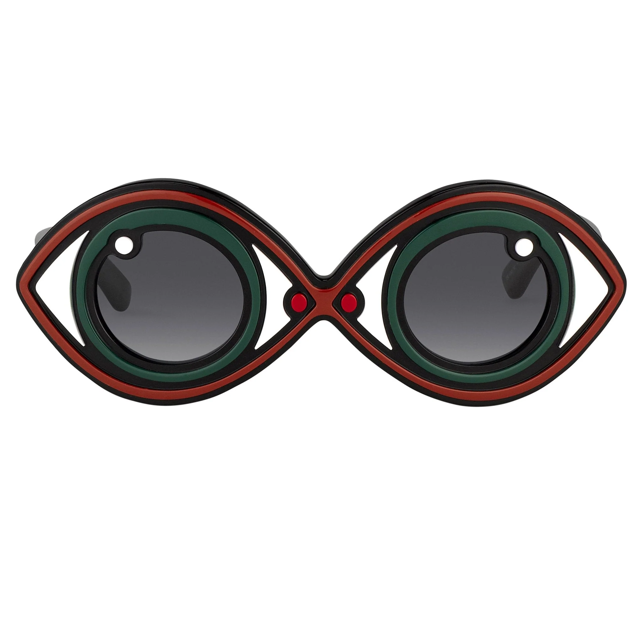 Yaz Bukey Ladies Sunglasses Eye Spy Green and Grey