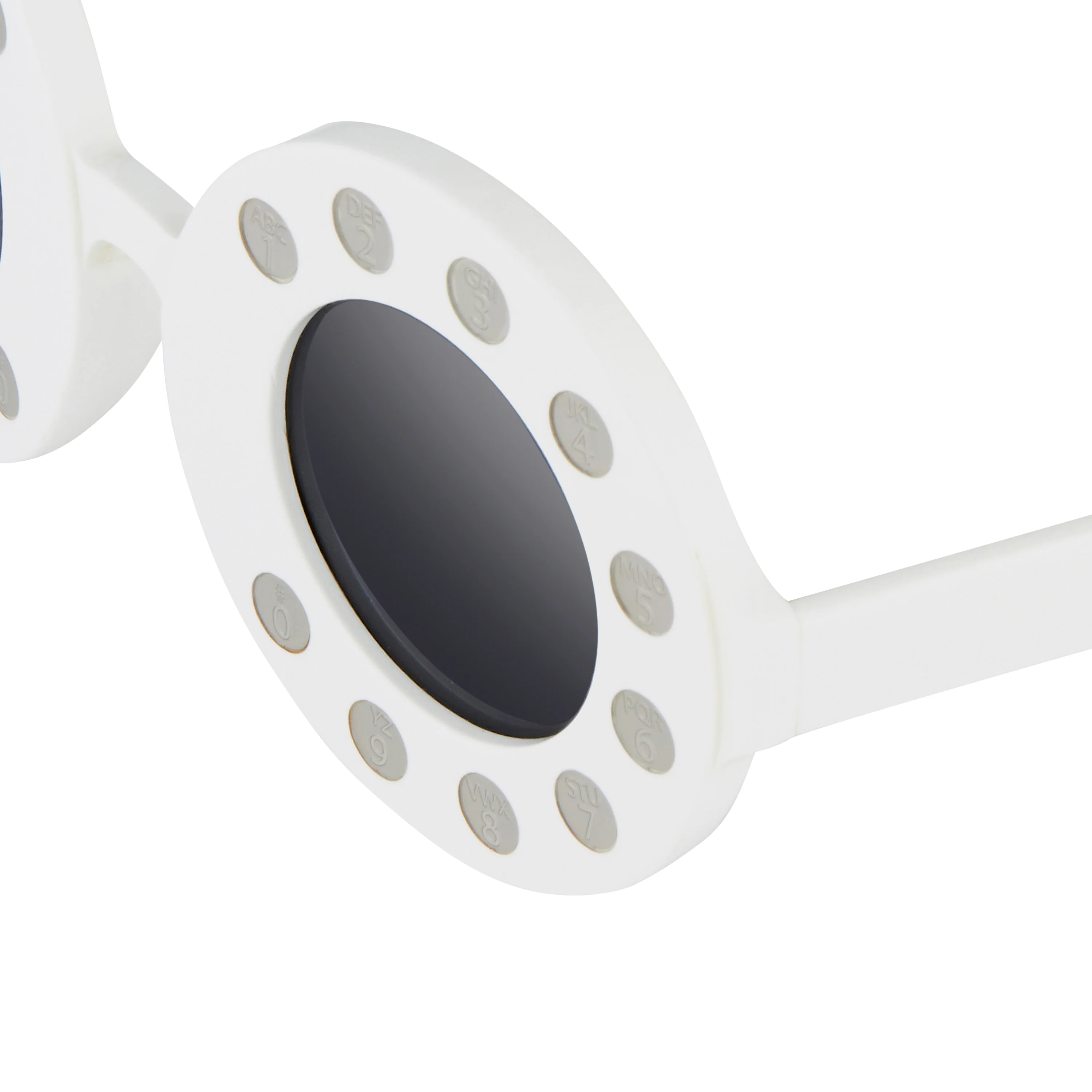 Yaz Bukey x Linda Farrow White Grey Sunglasses - Image 4