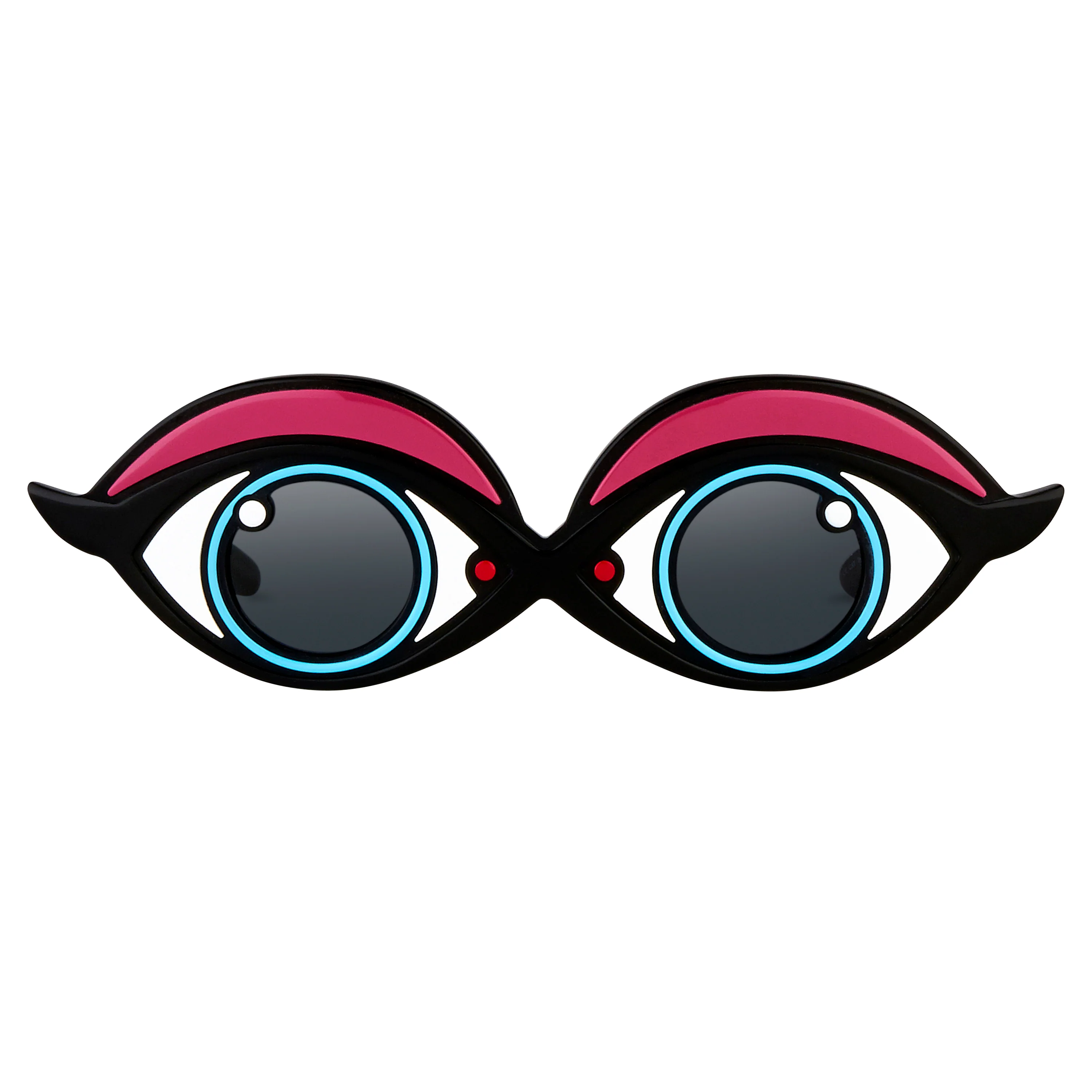 Yaz Bukey x Linda Farrow Black Red Polarised Sunglasses - Image 2