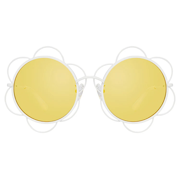 Yaz Bukey x Linda Farrow Yellow Sunglasses - Image 2