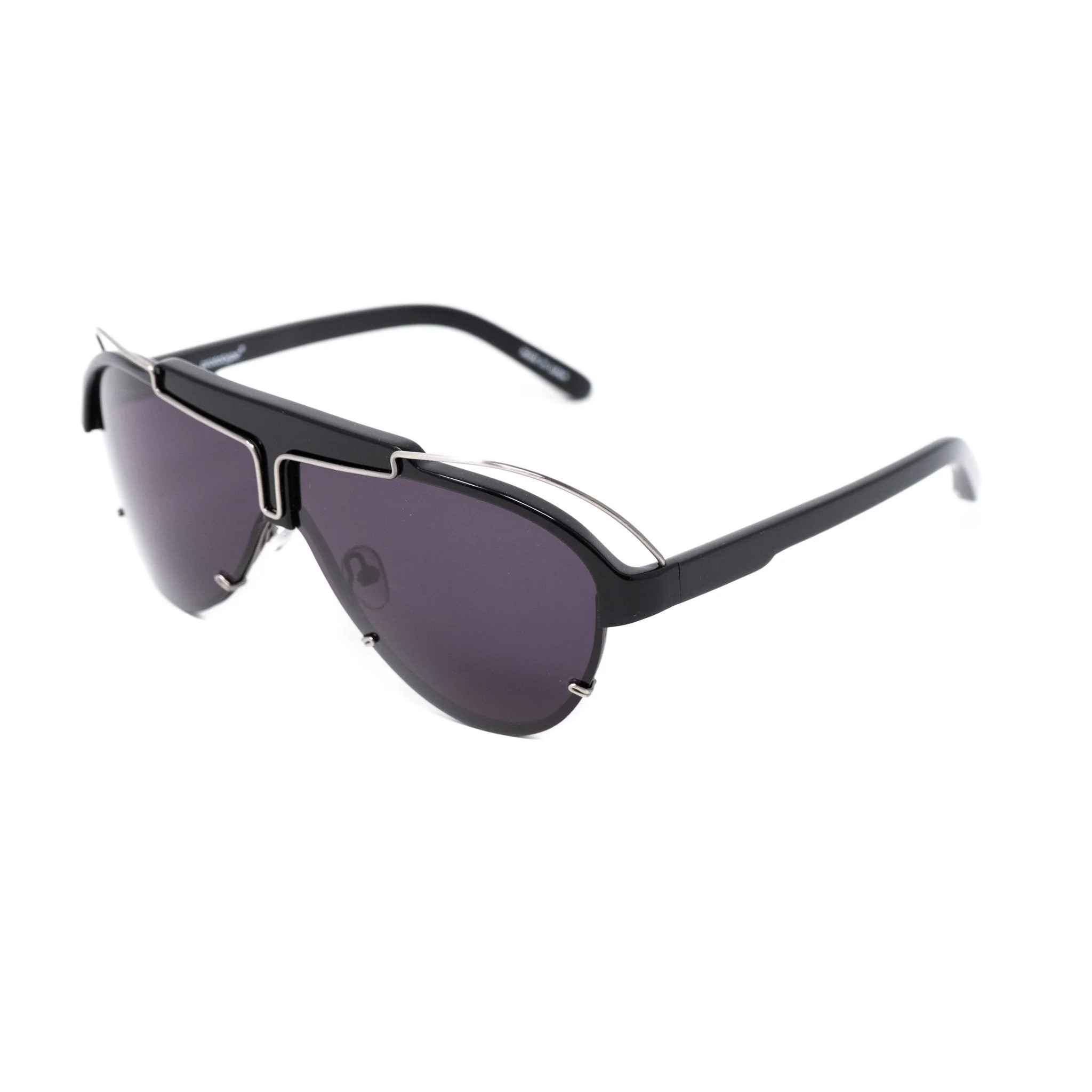 Yohji Yamamoto Sunglasses Silver and Purple - Image 2