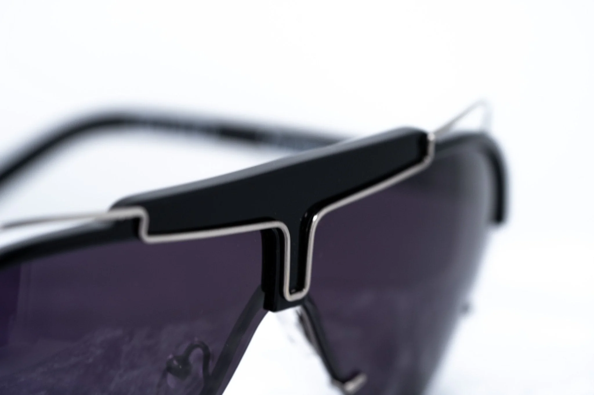 Yohji Yamamoto Sunglasses Silver and Purple - Image 7