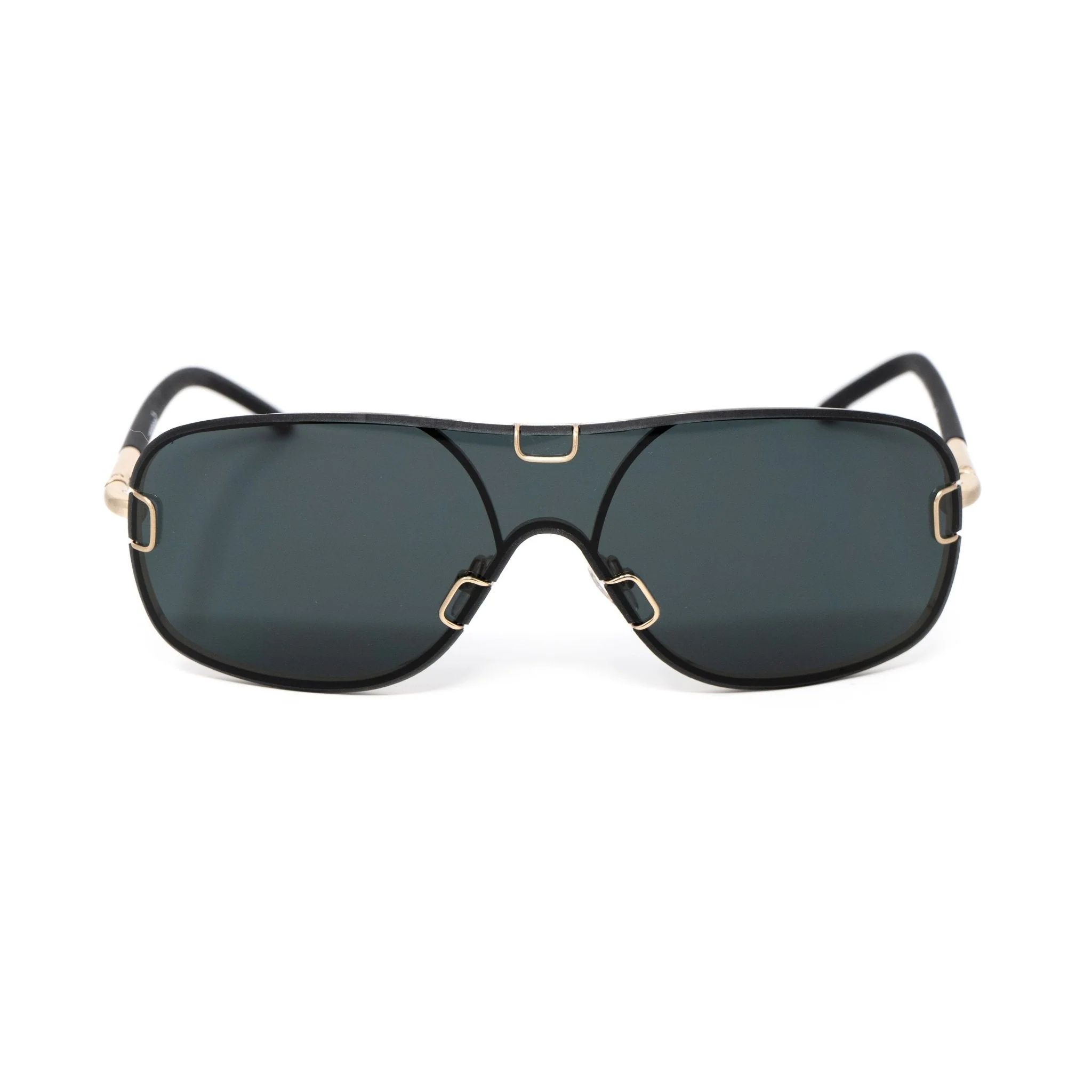 Yohji Yamamoto Sunglasses Gold and Grey