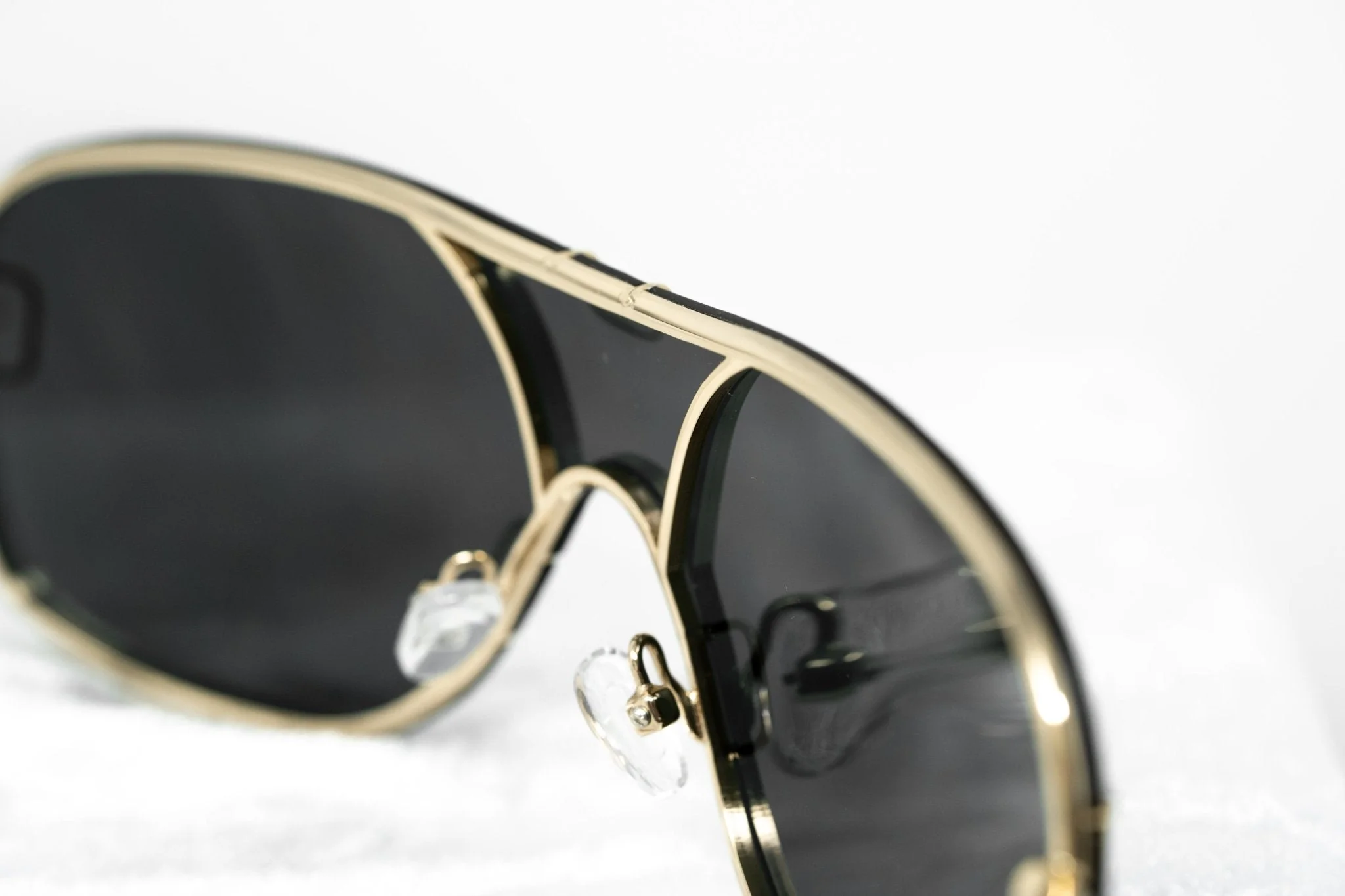 Yohji Yamamoto Sunglasses Gold and Grey - Image 6