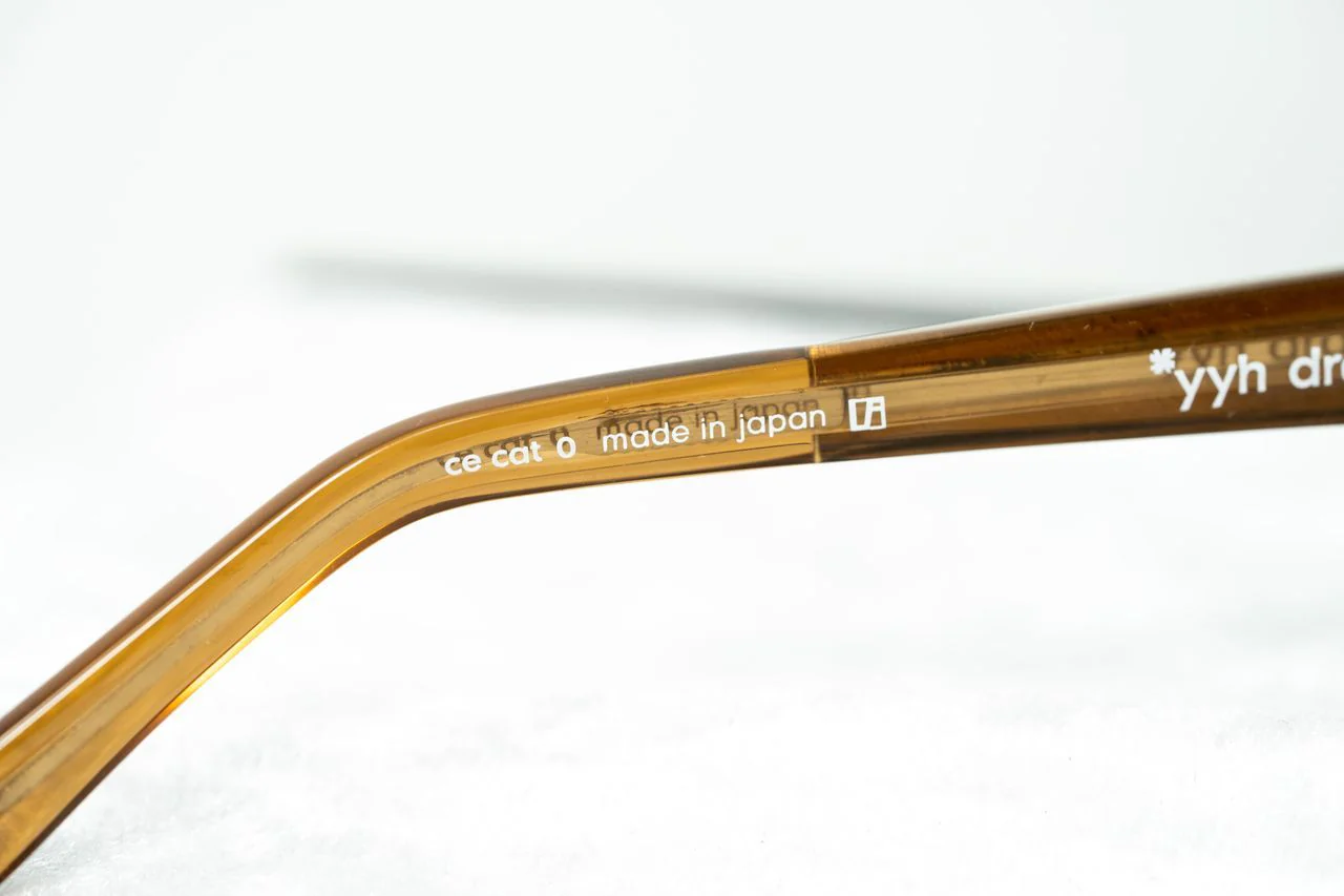 Yohji Yamamoto Sunglasses Cat Eye Brown Frame - Image 12