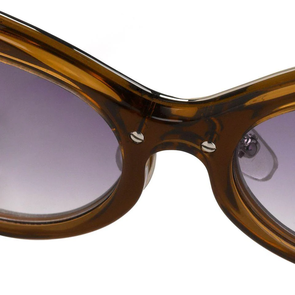 Yohji Yamamoto Sunglasses Cat Eye Brown Frame - Image 2