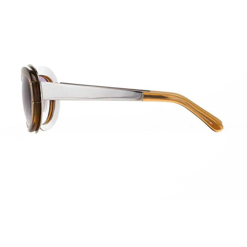 Yohji Yamamoto Sunglasses Cat Eye Brown Frame - Image 4