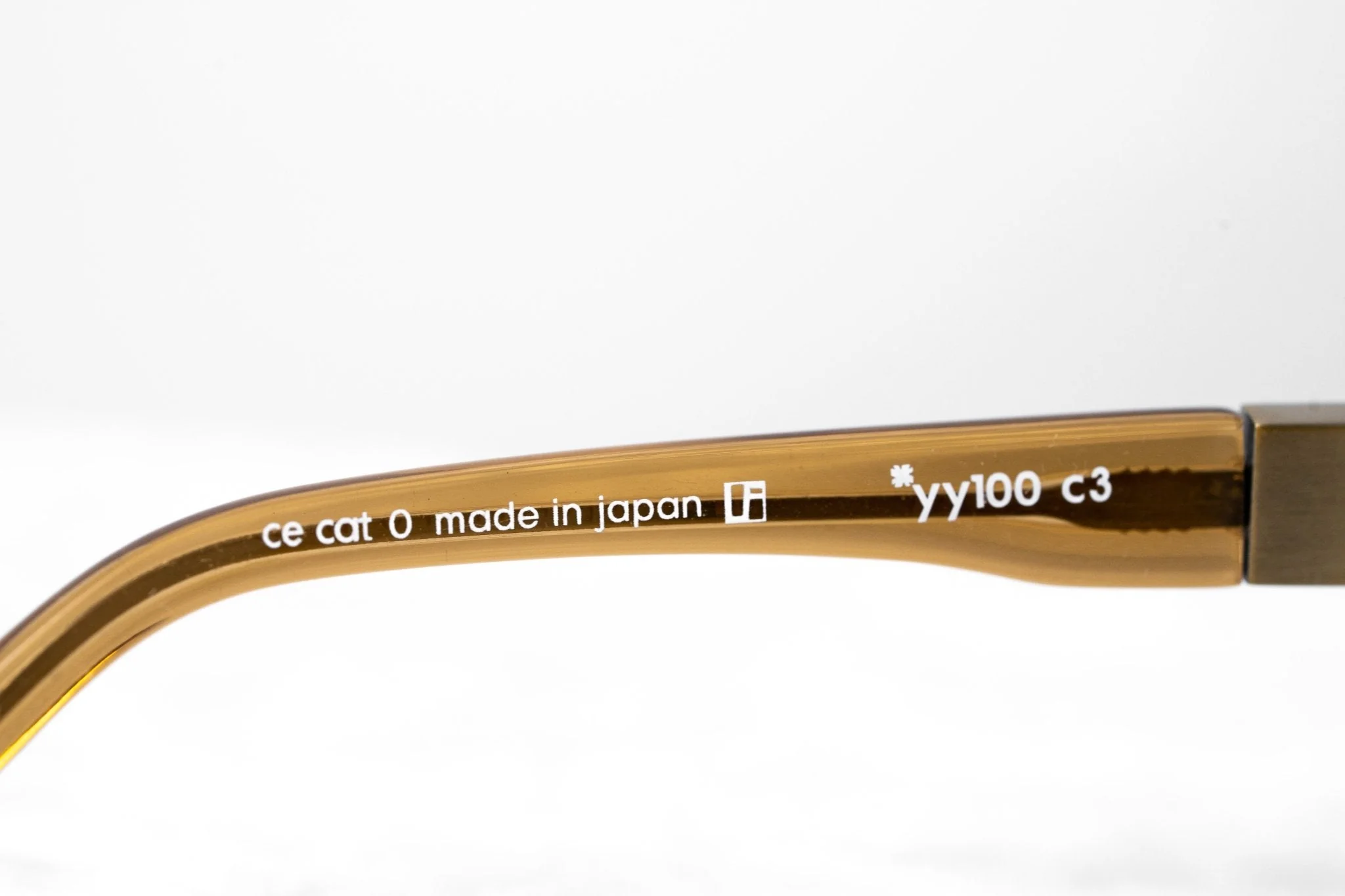 Yohji Yamamoto Sunglasses Rectangular Gold and Brown - Image 11