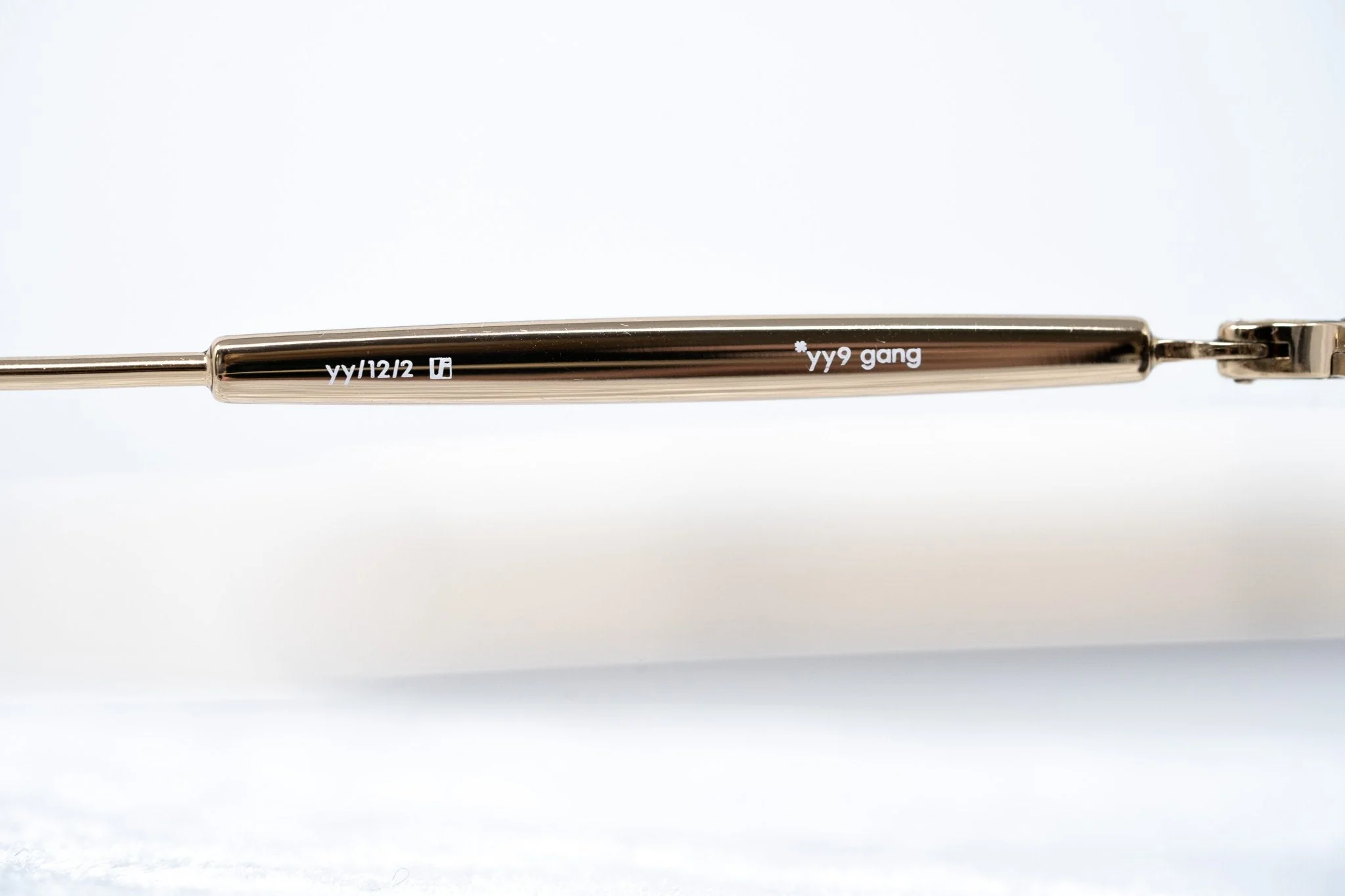 Yohji Yamamoto Sunglasses Round Gold and Grey - Image 11