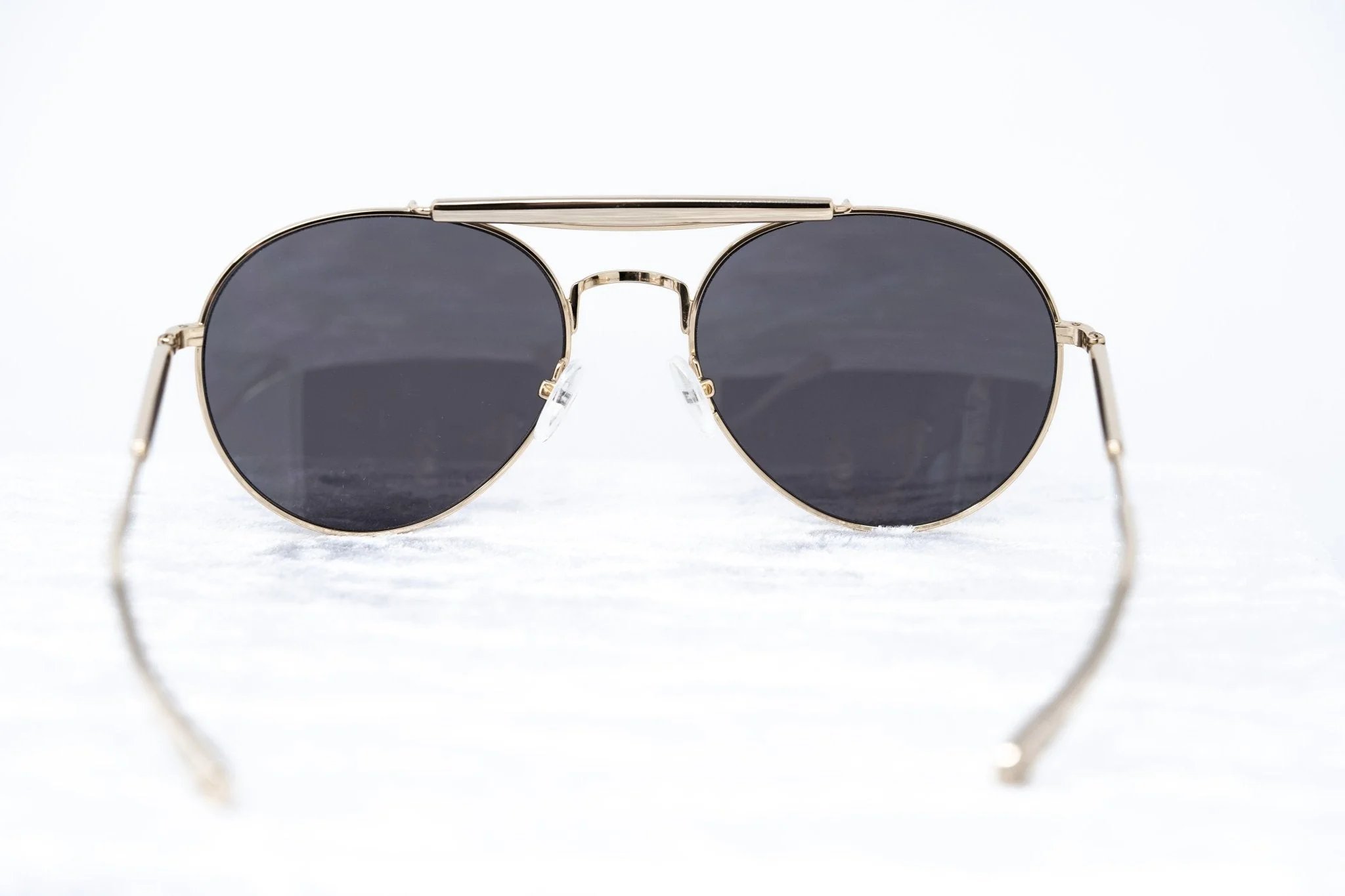 Yohji Yamamoto Sunglasses Round Gold and Grey - Image 5