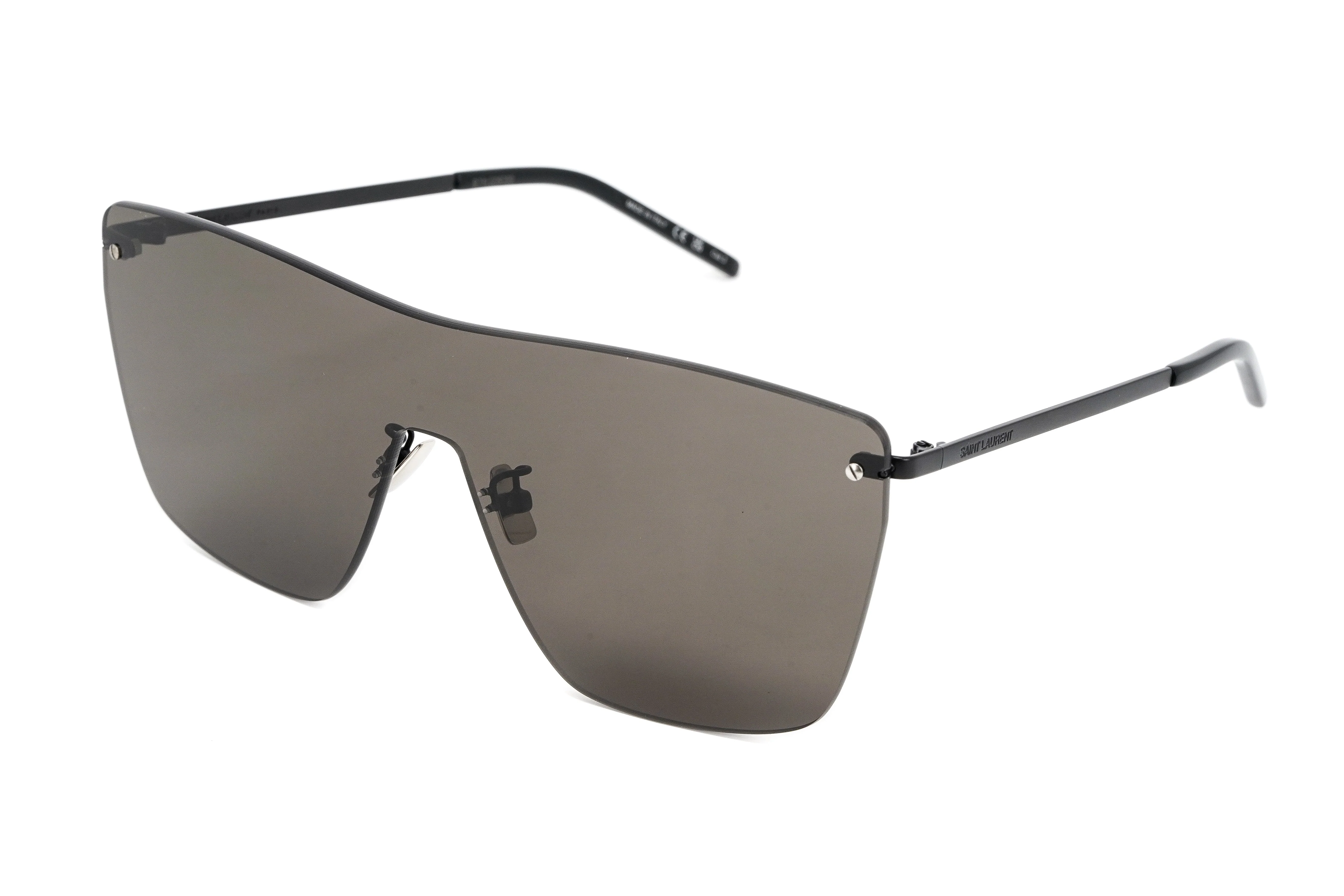 Saint Laurent Unisex Sunglasses Rimless Black