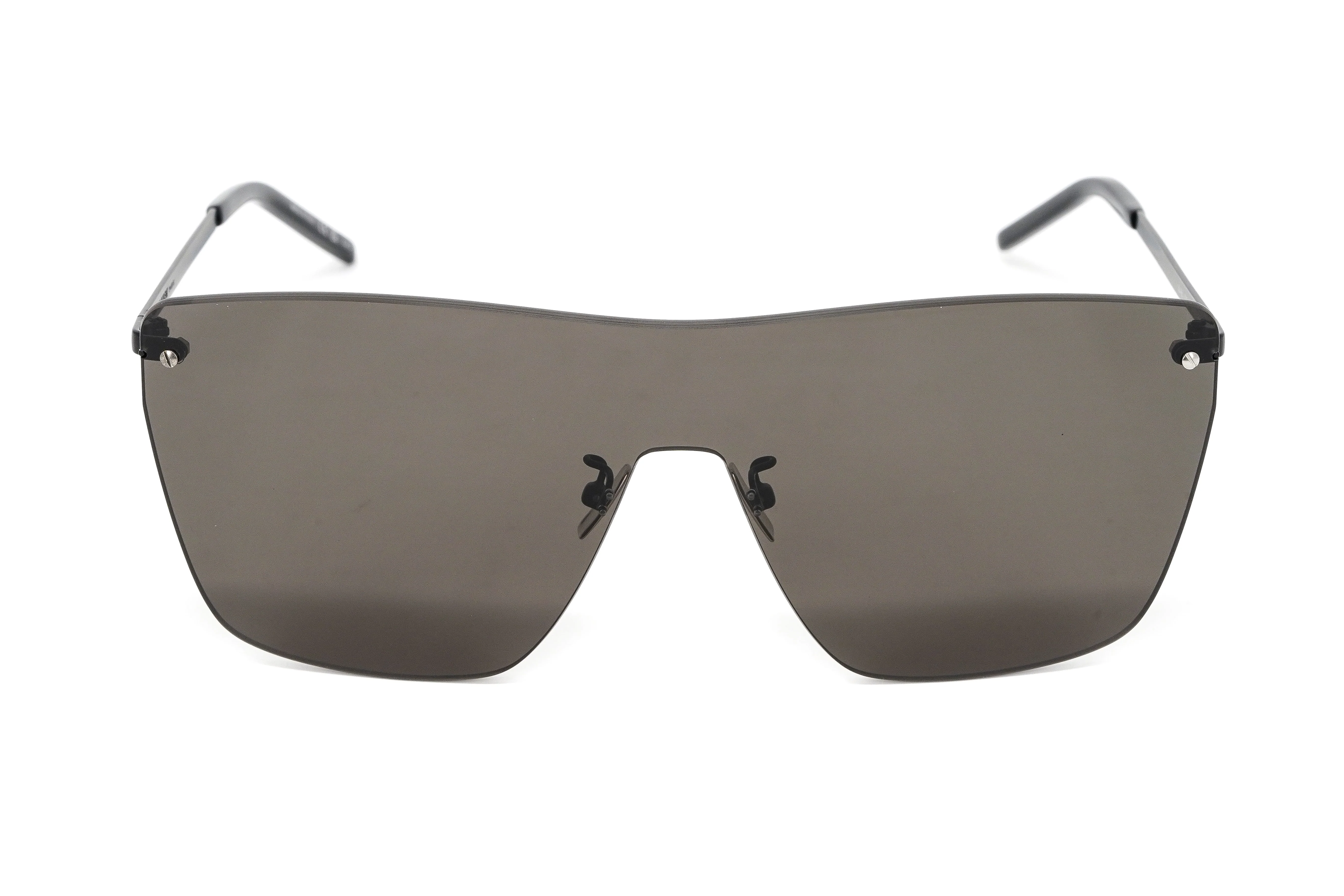 Saint Laurent Unisex Sunglasses Rimless Black - Image 2